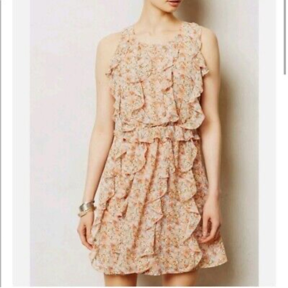 Anthropologie Sachin and Babi ruffle dress